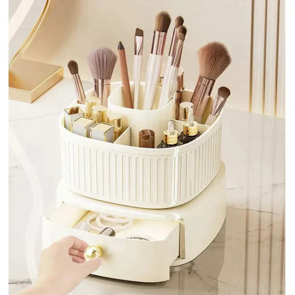 Double Rotating Makeup Brush Organizer（50% OFF）