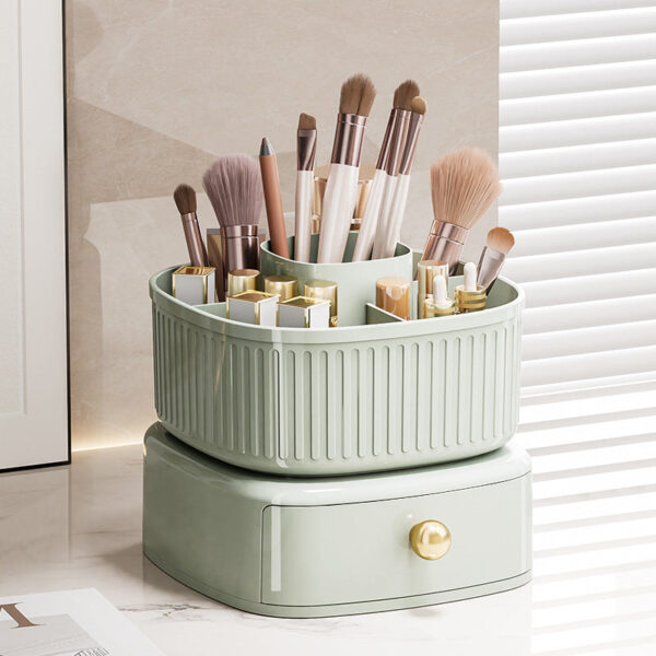 Double Rotating Makeup Brush Organizer（50% OFF）